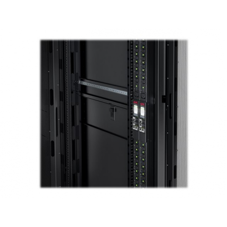 APC Rack PDU 9000 Switched APDU9965 - Power distribution unit (rack-mountable) - AC 208 V - 8.6 kW - 8600 VA - 3-phase - Ethernet 10 / 100 / 1000 - input: NEMA L21-30P - output connectors: 24 (21 x IEC 60320 C13 / C15, 3 x IEC 60320 C19 / C21) - 0U - 1.83 m - black - for P / N: SMX1000C, SMX2200HV, SMX2200RMLVUS, SMX3000HVNC, SMX3000LVUS, SRT5KRMXLTUS - 4