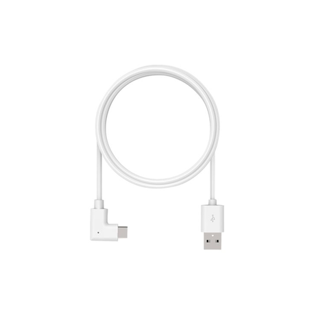 Compulocks 6ft 2.0 USB-A to 90-Degree USB-C Cable - USB cable - USB (M) straight to USB-C (M) right-angled - 1.83 m - white - for P / N: 104GA7SB, 109IPDSB, 109IPDSW, 1910GASB, 1910GASW, 211SENW, 299PSENB, 299PSENW - 0