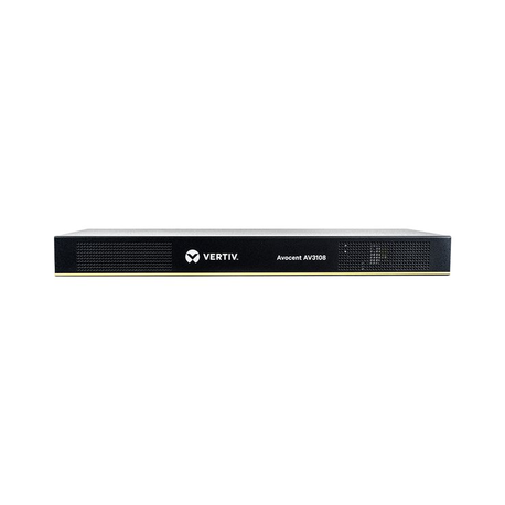 Avocent AutoView AV3108 - KVM switch - 8 x KVM port(s) - 1 local user - 1 IP user - rack-mountable - 0