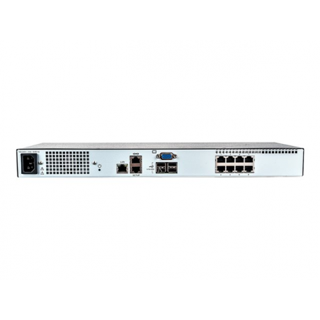 Avocent AutoView AV3108 - KVM switch - 8 x KVM port(s) - 1 local user - 1 IP user - rack-mountable - 2