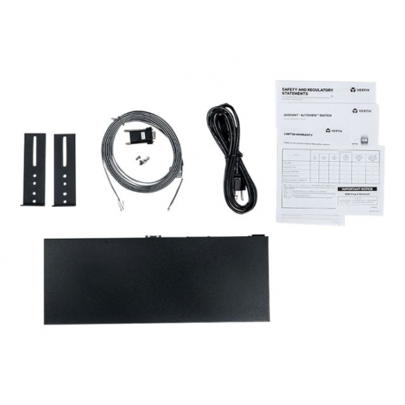 Avocent AutoView AV3108 - KVM switch - 8 x KVM port(s) - 1 local user - 1 IP user - rack-mountable - 3