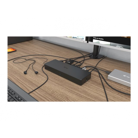 i-Tec - Docking station - USB-C  /  Thunderbolt 3 - DVI, HDMI - GigE - Europe - 5