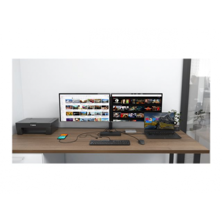 i-Tec - Docking station - USB-C  /  Thunderbolt 3 - DVI, HDMI - GigE - Europe - 7