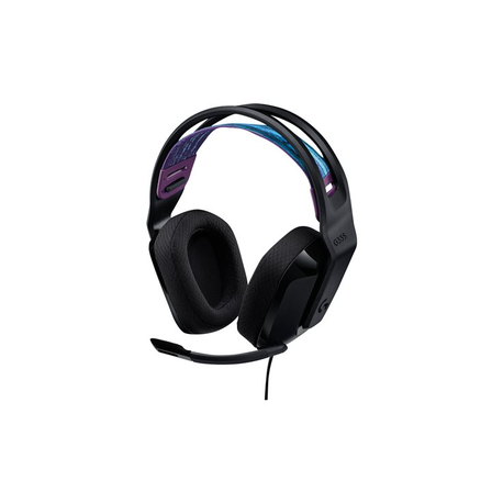 Logitech G G335 Wired Gaming Headset - Headset - full size - wired - 3.5 mm jack - black - Discord Certified - 0