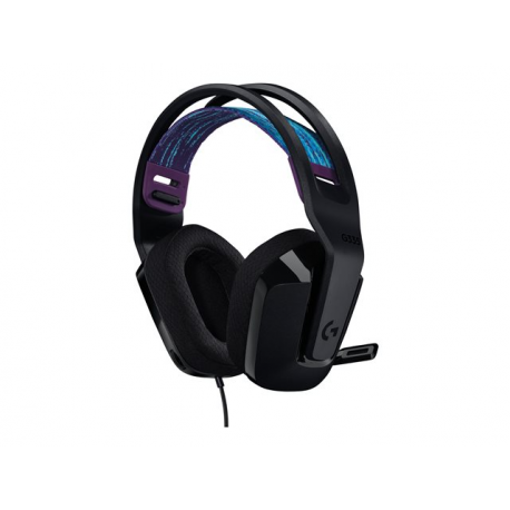 Logitech G G335 Wired Gaming Headset - Headset - full size - wired - 3.5 mm jack - black - Discord Certified - 2