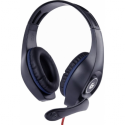 Gembird GHS-05-B - Headset - full size - wired - 3.5 mm jack - blue-black