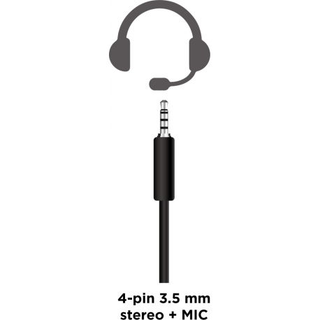 Gembird GHS-05-B - Headset - full size - wired - 3.5 mm jack - blue-black - 3