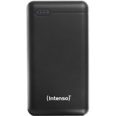Intenso XS20000 - Power bank - 20000 mAh - 3.1 A - 2 output connectors (USB, USB-C) - black - 0