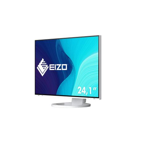 EIZO FlexScan EV2485-WT - LED monitor - 24.1" - 1920 x 1200 WUXGA @ 60 Hz - IPS - 350 cd / m² - 1000:1 - 5 ms - HDMI, DisplayPort, USB-C - speakers - white - 1
