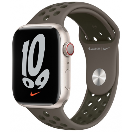 Apple Nike - Band for smart watch - 130-200 mm - cargo khaki, olive grey - for Watch (38 mm, 40 mm, 41 mm) - 2