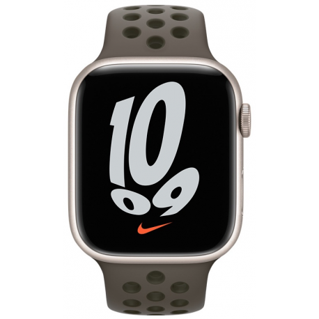 Apple Nike - Band for smart watch - 130-200 mm - cargo khaki, olive grey - for Watch (38 mm, 40 mm, 41 mm) - 3