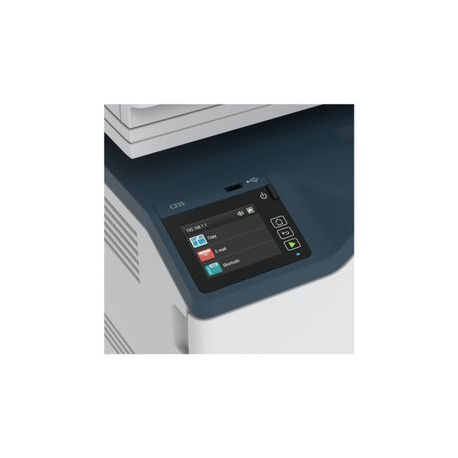Xerox C235 - Multifunction printer - colour - laser - Legal (216 x 356 mm) (original) - A4 / Legal (media) - up to 22 ppm (printing) - 250 sheets - 33.6 Kbps - USB 2.0, LAN, Wi-Fi(n), USB 2.0 host - 1