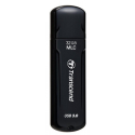 Transcend JetFlash Endurance Series 750 - USB flash drive - 32 GB - USB 3.0 - piano black