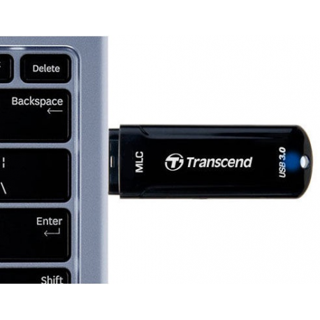 Transcend JetFlash Endurance Series 750 - USB flash drive - 32 GB - USB 3.0 - piano black - 2