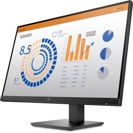 HP P27q G4 - P-Series - LED monitor - 27" - 2560 x 1440 QHD @ 60 Hz - IPS - 250 cd / m² - 1000:1 - 5 ms - HDMI, VGA - black - for HP 250 G9; Elite 800 G9; EliteBook 745 G5, 830 G6; Pro 260 G9, 290 G9; ZBook Firefly 14 G9 - 1
