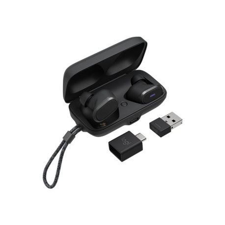 Logitech Zone True Wireless - True wireless earphones with mic - in-ear - Bluetooth - active noise cancelling - graphite - 3