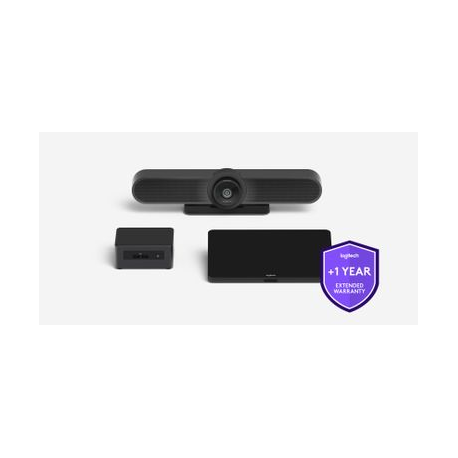 Logitech Extended Warranty - Extended service agreement - 1 year - for Small Room Solution for Google Meet, for Microsoft Teams Rooms, for Zoom Rooms - 0