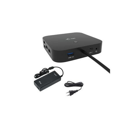 i-Tec - Docking station - USB-C 3.1 Gen 2 / Thunderbolt 3 - HDMI, DP - GigE - 112 Watt - with i-Tec Universal Charger 112 W - Europe - 0