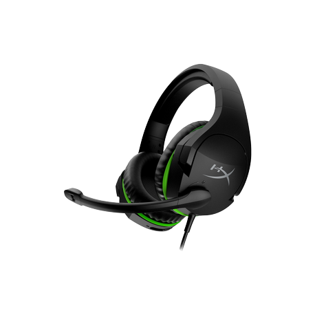 HyperX Cloud Stinger - Gaming - headset - full size - wired - 3.5 mm jack - black, green - 0