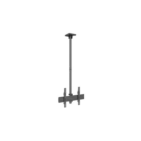 Multibrackets M Pro MBC1U - Mounting kit (ceiling mount) - for LCD display - aluminium, steel - black - screen size: 40"-65" - ceiling mountable - 1