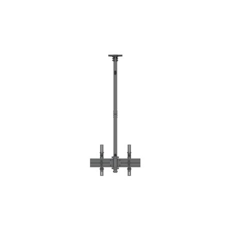 Multibrackets M Pro MBC1U - Mounting kit (ceiling mount) - for LCD display - aluminium, steel - black - screen size: 40"-65" - ceiling mountable - 4