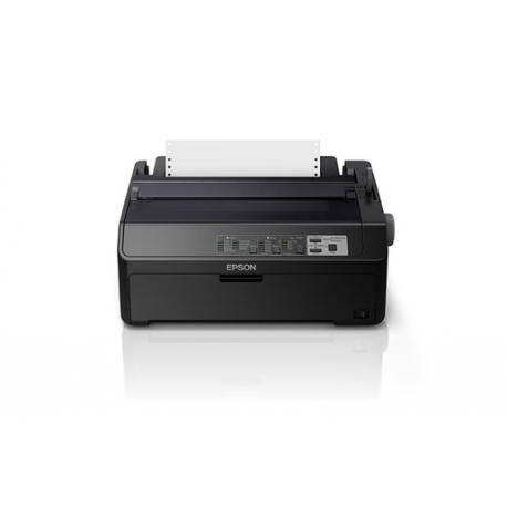 Epson LQ 590IIN - Printer - B / W - dot-matrix - Roll (21.6 cm), JIS B4, 254 mm (width) - 360 x 180 dpi - 24 pin - up to 584 char / sec - parallel, USB 2.0, LAN, serial - 1