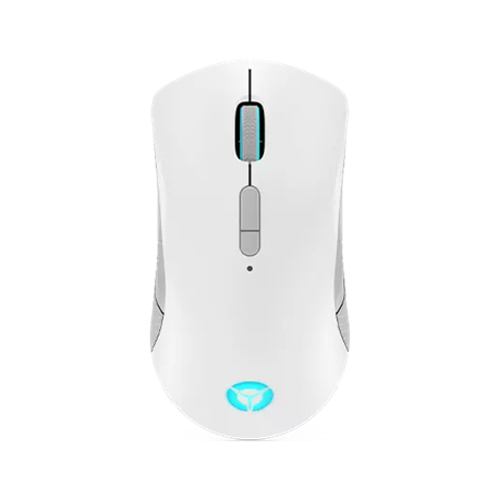 Lenovo Legion M600 Gaming Mouse - Mouse - ergonomic - right and left-handed - optical - 9 buttons - wireless, wired - 2.4 GHz, USB 2.0, Bluetooth 5.0 - black (chassis), stingray (top) - retail - CRU - for IdeaCentre 5 14; IdeaCentre Gaming 5 17; Legion 5 15; 5 Pro 16; T7 34; V15; V15 G2 ITL - 2