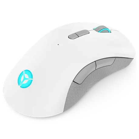 Lenovo Legion M600 Gaming Mouse - Mouse - ergonomic - right and left-handed - optical - 9 buttons - wireless, wired - 2.4 GHz, USB 2.0, Bluetooth 5.0 - black (chassis), stingray (top) - retail - CRU - for IdeaCentre 5 14; IdeaCentre Gaming 5 17; Legion 5 15; 5 Pro 16; T7 34; V15; V15 G2 ITL - 3