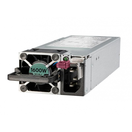 HPE Flex Slot Platinum - Power supply - hot-plug (plug-in module) - Flex Slot - 80 PLUS Platinum - AC 230 V - 1600 Watt - 0