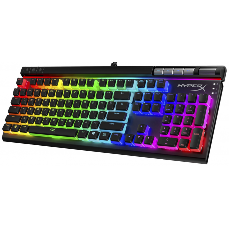 HyperX Alloy Elite 2 - Keyboard - backlit - USB 2.0 - QWERTY - US - key switch: HyperX Red - black - for Sony PlayStation 4, Sony PlayStation 4 Pro, Sony PlayStation 4 Slim, Sony PlayStation 5 - 2