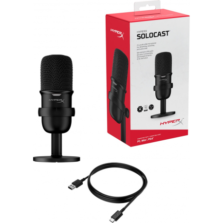 HyperX SoloCast - Microphone - USB - black - 7