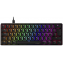 HyperX Alloy Origins 60 - Keyboard - backlit - USB-C - QWERTY - US - key switch: HyperX Red - black