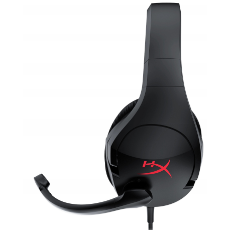 HyperX Cloud Stinger - Gaming - headset - full size - wired - 3.5 mm jack - black, red - 2