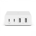 Belkin BOOST CHARGE GaN - Power adapter - 108 Watt - 4 output connectors (2 x USB, 2 x USB-C) - white
