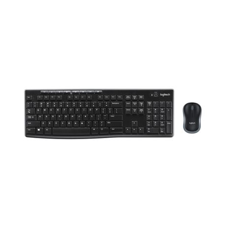 Logitech MK270 Wireless Combo - Keyboard and mouse set - wireless - 2.4 GHz - US International - 0
