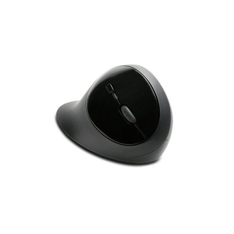 Kensington Pro Fit Ergo Wireless Mouse - Mouse - ergonomic - 5 buttons - wireless - 2.4 GHz, Bluetooth 4.0 LE - USB wireless receiver - black - retail - 2