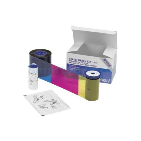 Datacard - Colour (yellow, magenta, cyan, black, Inline Topcoat) - print ribbon (colour) - for Sigma DS3 - 0