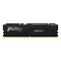 Kingston FURY Beast - DDR5 - module - 16 GB - DIMM 288-pin - 5200 MHz  /  PC5-41600 - CL40 - 1.25 V - unbuffered - on-die ECC