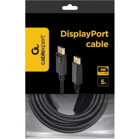 Cablexpert - DisplayPort cable - DisplayPort (M) latched to DisplayPort (M) latched - DisplayPort 1.2 - 5 m - 4K support - 2