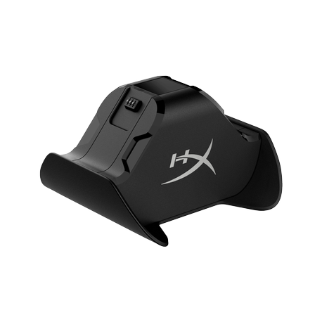 HyperX ChargePlay Duo - Charging station + AC power adapter + external battery pack 2 x - 1400 mAh - 2 output connectors (Xbox ONE controller connector) - black - Europe - 0