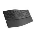 Logitech ERGO K860 Split Keyboard for Business - Keyboard - wireless - Bluetooth LE - QWERTY - Spanish - Europe - graphite