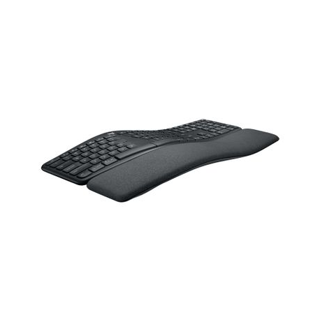 Logitech ERGO K860 Split Keyboard for Business - Keyboard - wireless - Bluetooth LE - QWERTY - Spanish - Europe - graphite - 1