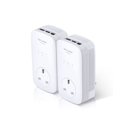TP-Link TL-PA8030P KIT - Starter Kit - powerline adapter - GigE, HomePlug AV (HPAV), HomePlug AV (HPAV) 2.0 - wall-pluggable - 2
