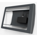 Heckler Multi Mount - Enclosure - for tablet - steel - black grey - screen size: 10.2" - drywall, mullion - for Apple 10.2-inch iPad (7th generation, 8th generation)