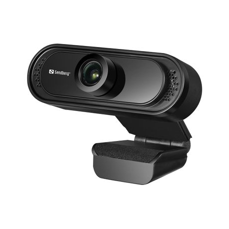 Sandberg Saver - Webcam - colour - 2 MP - 1920 x 1080 - 1080p - audio - USB 2.0 - 0