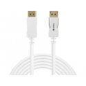 Sandberg - DisplayPort cable - DisplayPort (M) to DisplayPort (M) - DisplayPort 1.4 - 2 m - 8K support - white