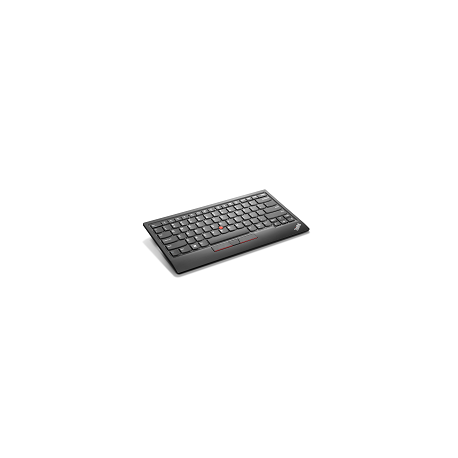 Lenovo ThinkPad TrackPoint Keyboard II - Keyboard - with Trackpoint - wireless - 2.4 GHz, Bluetooth 5.0 - QWERTY - Swedish / Finnish - key switch: Scissor-Key - pure black - for IdeaPad Slim 7 Pro 16; ThinkCentre M90; V14 G2 IJL; V15 G2 IJL; V50a-24IMB AIO - 1