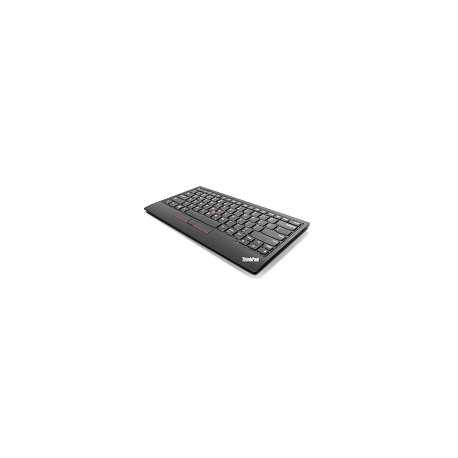 Lenovo ThinkPad TrackPoint Keyboard II - Keyboard - with Trackpoint - wireless - 2.4 GHz, Bluetooth 5.0 - QWERTY - Swedish / Finnish - key switch: Scissor-Key - pure black - for IdeaPad Slim 7 Pro 16; ThinkCentre M90; V14 G2 IJL; V15 G2 IJL; V50a-24IMB AIO - 2