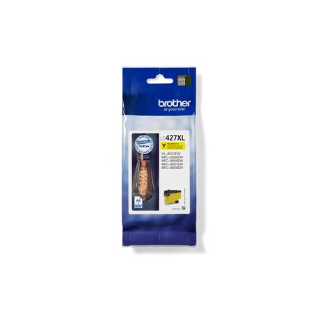 Brother LC427XLY - High Yield - yellow - original - ink cartridge - for Brother MFC-J4335, MFC-J4340, MFC-J4345, MFC-J4440, MFC-J4535, MFC-J4540 - 2