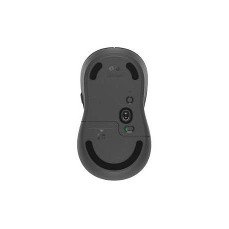 Logitech Signature M650 L - Mouse - large size - left-handed - optical - 5 buttons - wireless - Bluetooth, 2.4 GHz - Logitech Logi Bolt USB receiver - graphite - 2